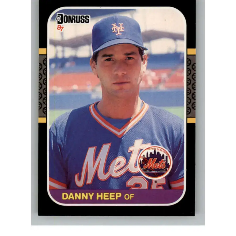 1987 Donruss #649 Danny Heep EX Excellent New York Mets Baseball Card - Baseball Card Single
