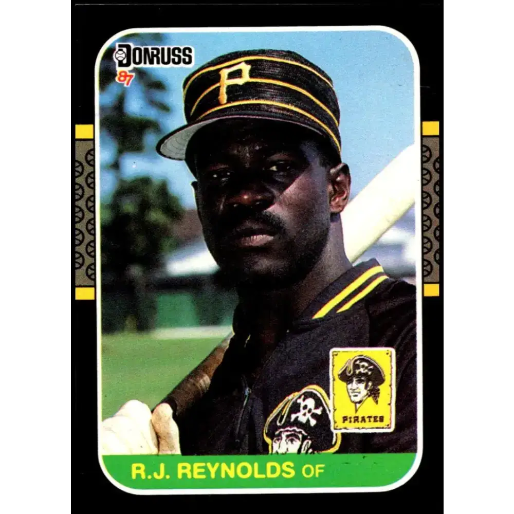 1987 Donruss #65 R.J. Reynolds EX Excellent Pittsburgh Pirates Baseball Card - Baseball Card Single