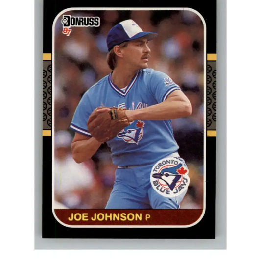 1987 Donruss #650 Joe Johnson EX Excellent Toronto Blue Jays Baseball Card