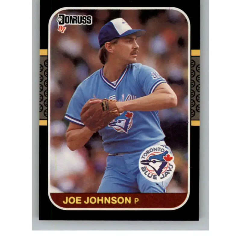 1987 Donruss #650 Joe Johnson EX Excellent Toronto Blue Jays Baseball Card - Baseball Card Single