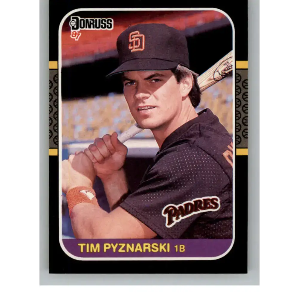 1987 Donruss #654 Tim Pyznarski EX Excellent San Diego Padres Baseball Card - Baseball Card Single
