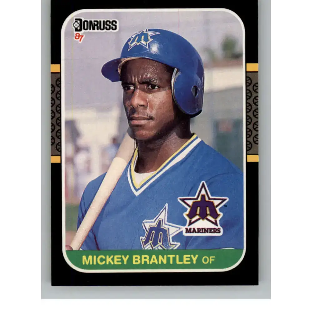 1987 Donruss #656 Mickey Brantley EX Excellent Seattle Mariners Baseball Card - Baseball Card Single