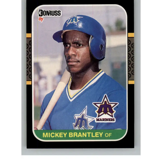 1987 Donruss #656 Mickey Brantley EX Excellent Seattle Mariners Baseball Card