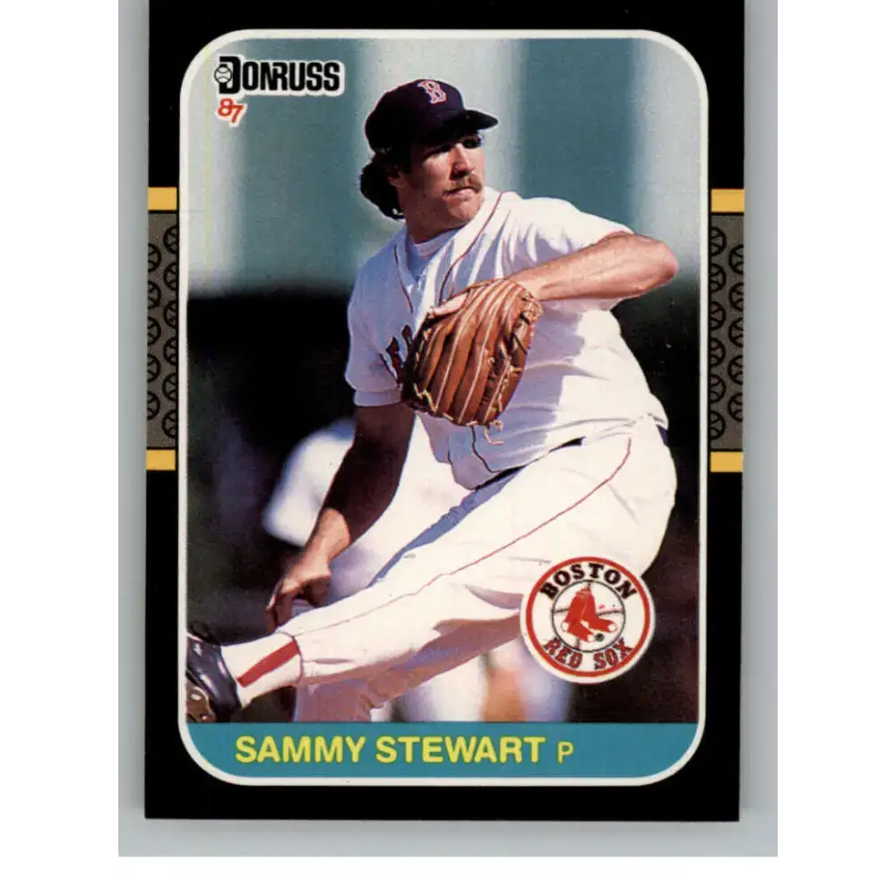 1987 Donruss #658 Sammy Stewart EX Excellent Boston Red Sox Baseball Card - Baseball Card Single