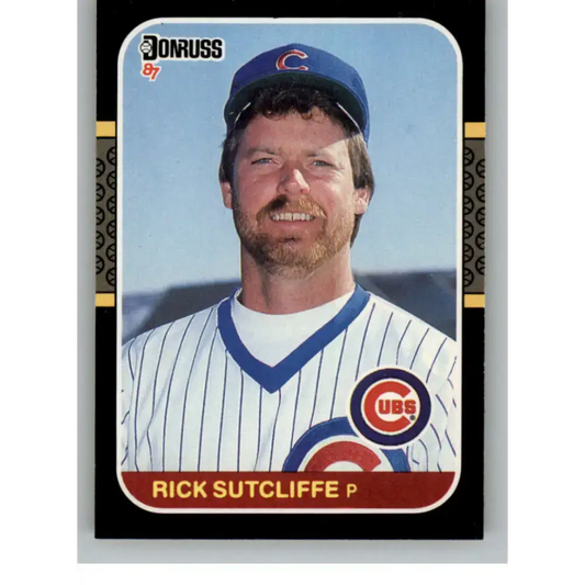 1987 Donruss #68 Rick Sutcliffe EX Excellent Chicago Cubs Baseball Card