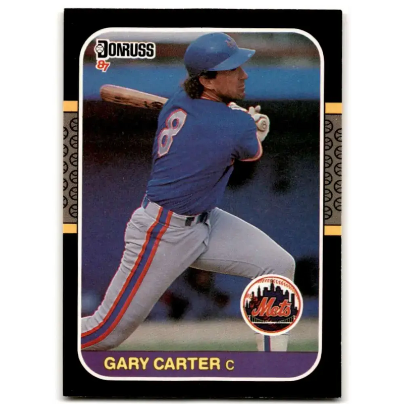1987 Donruss #69 Gary Carter EX Excellent New York Mets Baseball Card - Baseball Card Single