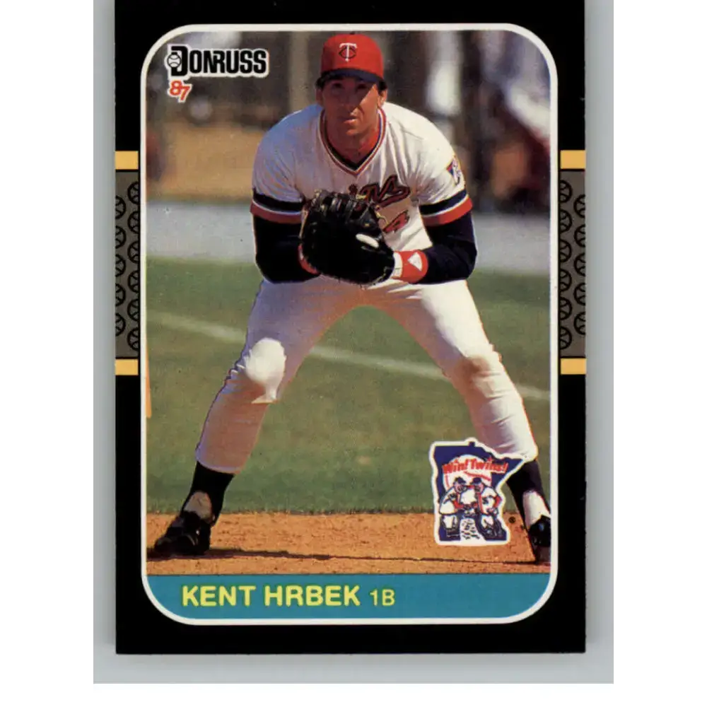 1987 Donruss #73 Kent Hrbek EX Minnesota Twins Baseball Card