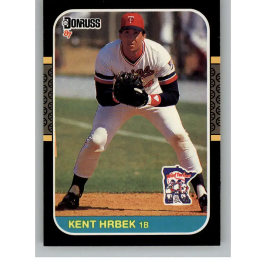 1987 Donruss #73 Kent Hrbek EX Minnesota Twins Baseball Card