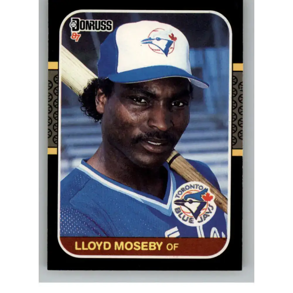 1987 Donruss #74 Lloyd Moseby EX Excellent Toronto Blue Jays Baseball Card - Baseball Card Single