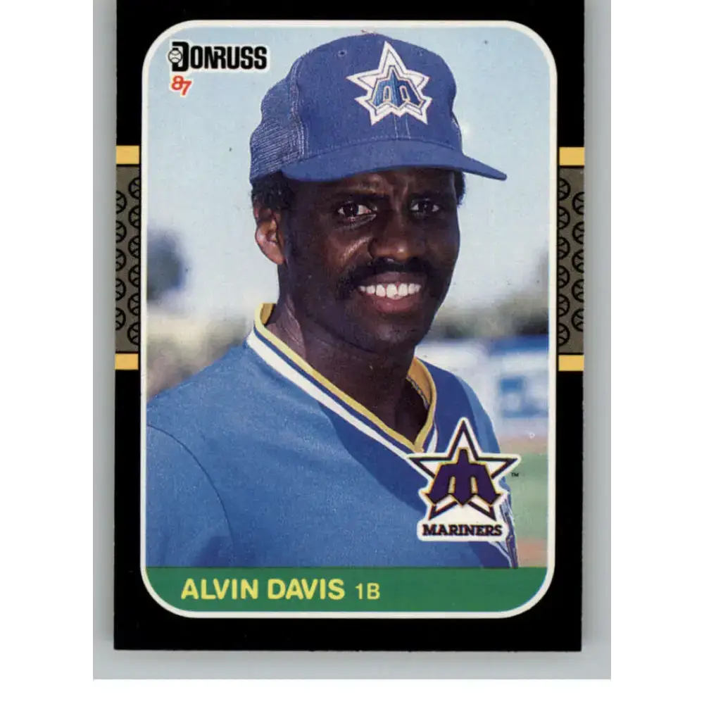 1987 Donruss #75 Alvin Davis EX Excellent Seattle Mariners Baseball Card - Baseball Card Single