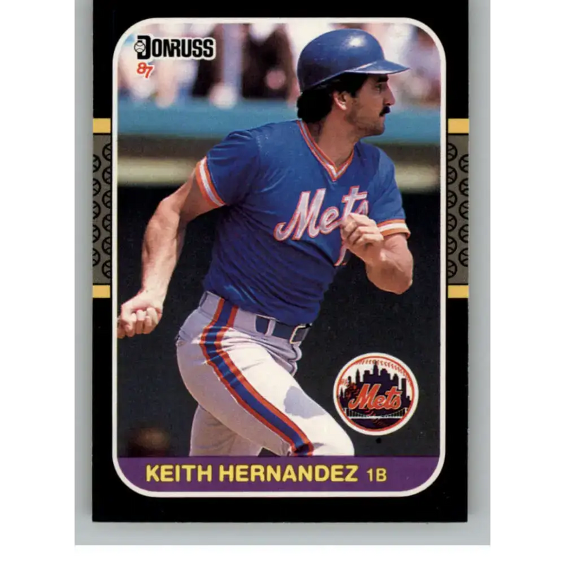1987 Donruss #76 Keith Hernandez EX Excellent New York Mets Baseball Card - Baseball Card Single
