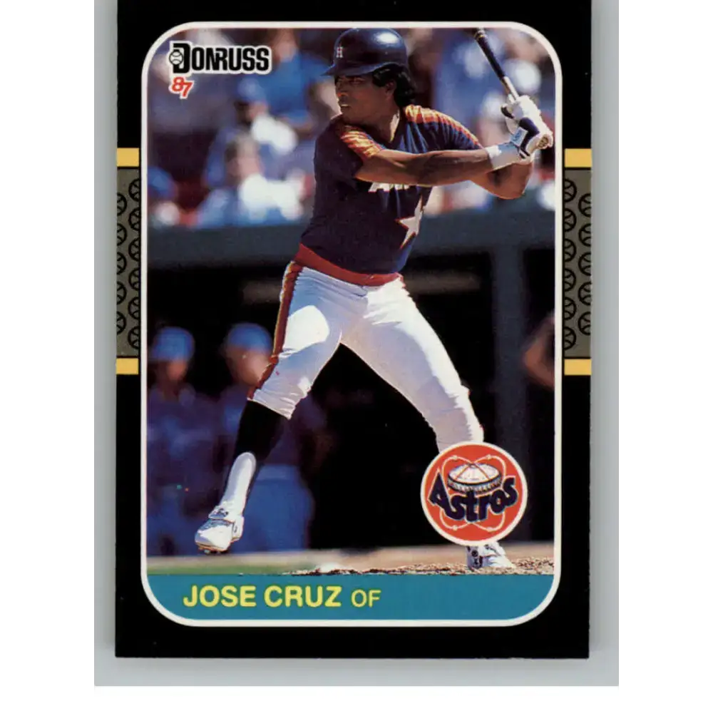 1987 Donruss #85 Jose Cruz EX Excellent Houston Astros Baseball Card - Baseball Card Single