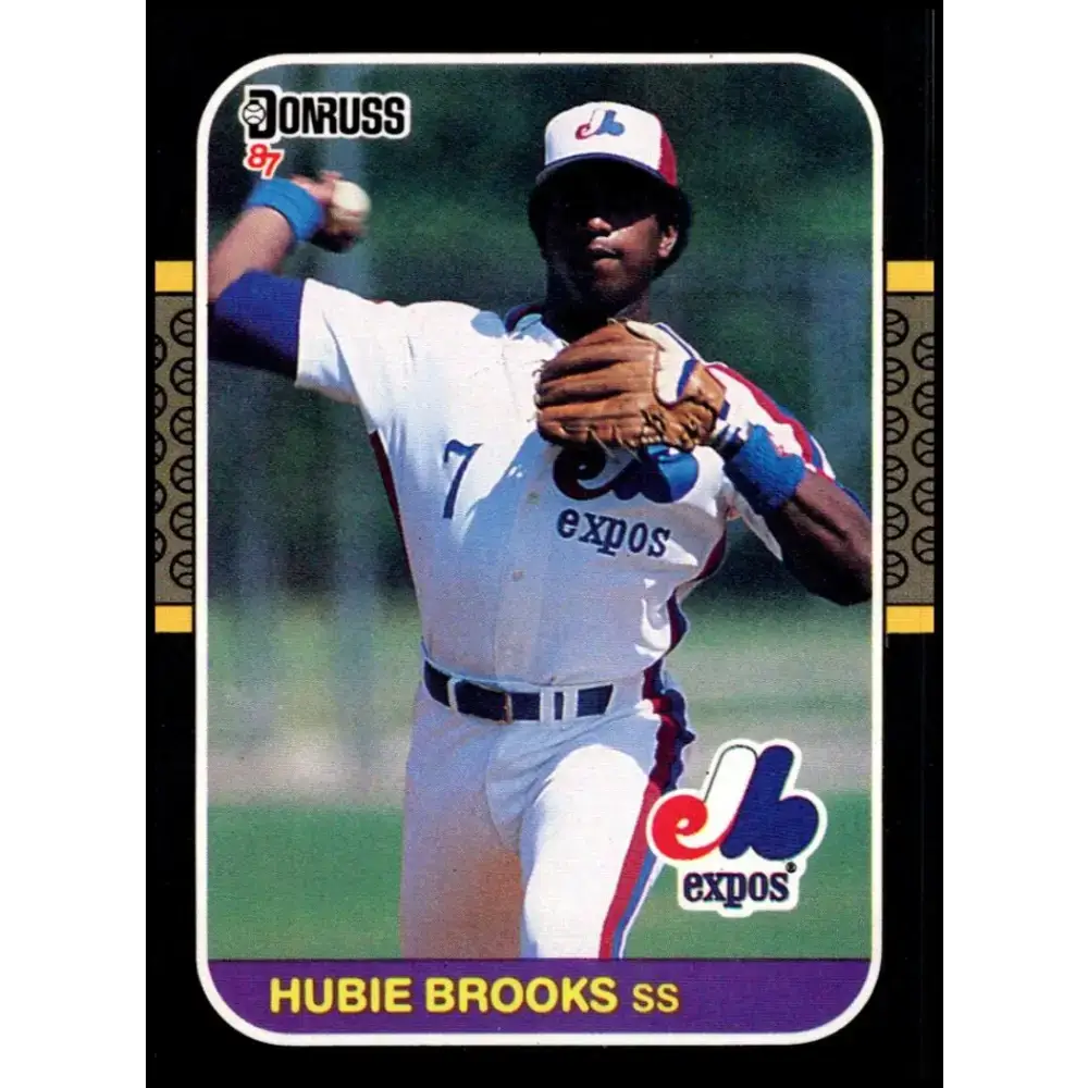 1987 Donruss #88 Hubie Brooks EX Excellent Montreal Expos Baseball Card - Baseball Card Single