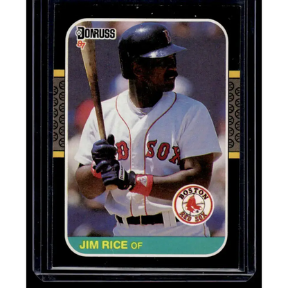 1987 Donruss #92 Jim Rice EX Boston Red Sox Baseball Card