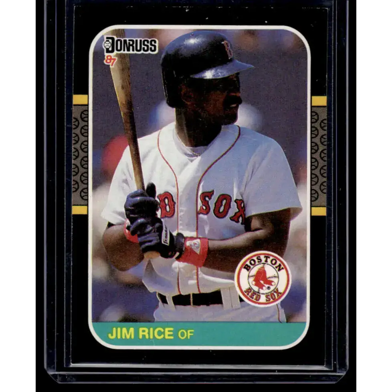 1987 Donruss #92 Jim Rice EX Boston Red Sox Baseball Card - Baseball Card Single