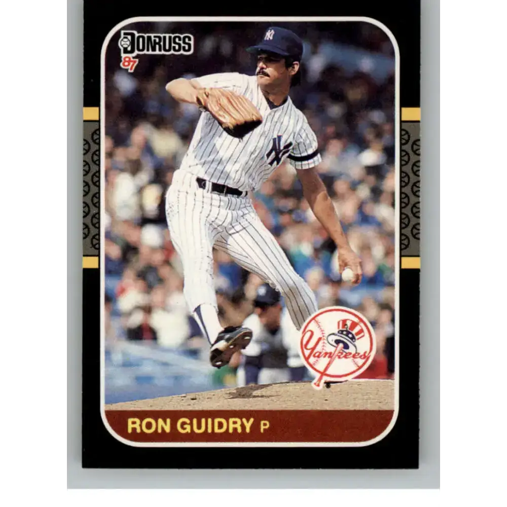 1987 Donruss #93 Ron Guidry EX Excellent New York Yankees Baseball Card - Baseball Card Single