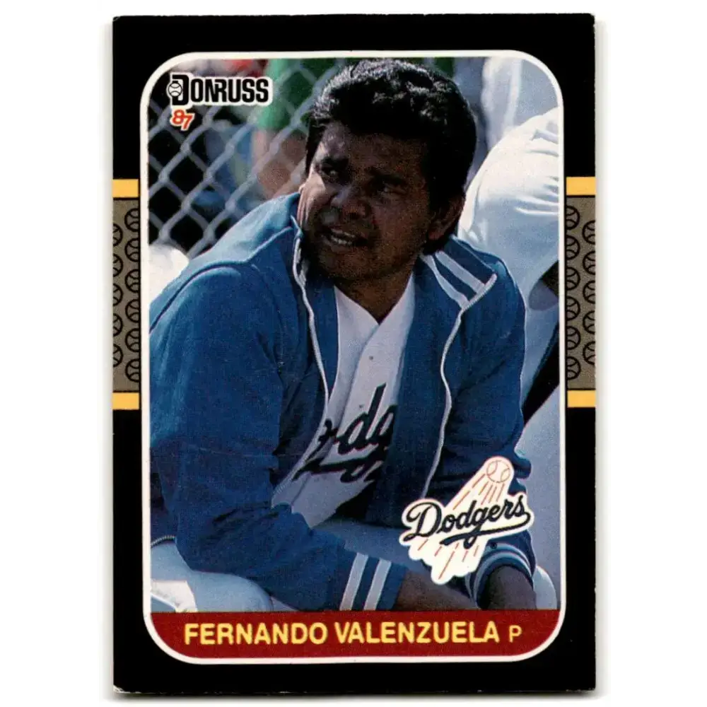1987 Donruss #94 Fernando Valenzuela EX Excellent Los Angeles Dodgers Baseball Card