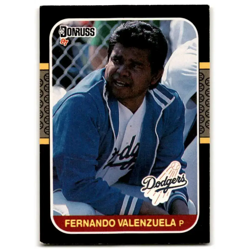 1987 Donruss #94 Fernando Valenzuela EX Excellent Los Angeles Dodgers Baseball Card