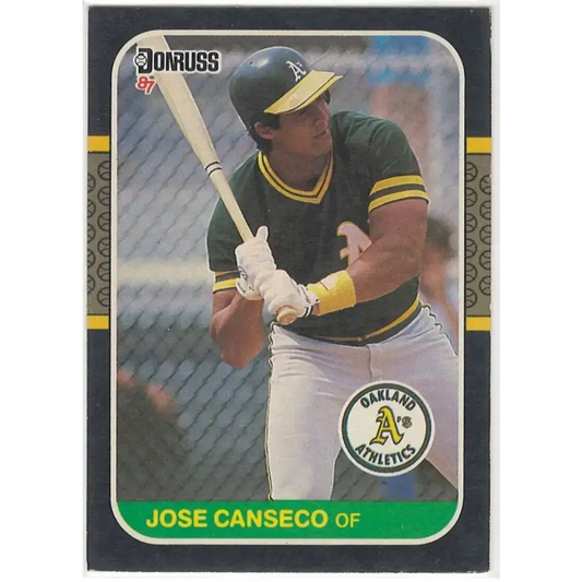1987 Donruss #97 Jose Canseco EX Excellent Oakland Athletics Baseball Card