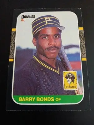 1987 Donruss - Barry Bonds #361 (RC). Pittsburgh Pirates. EX+ - NRMT