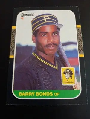 1987 Donruss - Barry Bonds #361 (RC). Pittsburgh Pirates. EX+ - NRMT