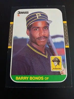 1987 Donruss - Barry Bonds #361 (RC). Pittsburgh Pirates. EX+ - NRMT