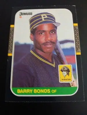 1987 Donruss - Barry Bonds #361 (RC). Pittsburgh Pirates. EX+ - NRMT