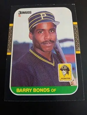 1987 Donruss - Barry Bonds #361 (RC). Pittsburgh Pirates. EX+ - NRMT