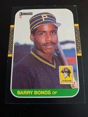 1987 Donruss - Barry Bonds #361 (RC). Pittsburgh Pirates. EX+ - NRMT