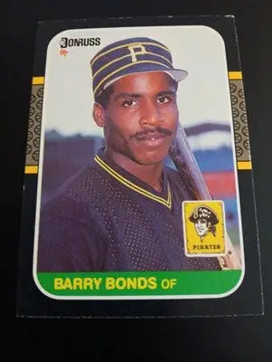 1987 Donruss - Barry Bonds #361 (RC). Pittsburgh Pirates. EX+ - NRMT