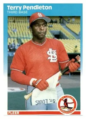 1987 Fleer #306 Terry Pendleton - Baseball Card Single