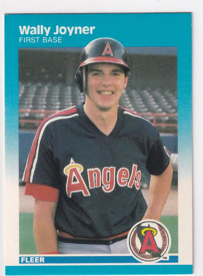 1987 FLEER #86 WALLY JOYNER- ANGELS - Baseball Card Single