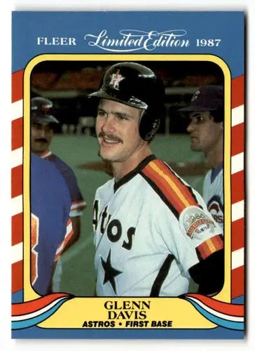 1987 Fleer Limited Edition #11 Glenn Davis NM ID:48788
