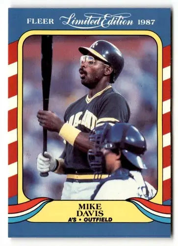 1987 Fleer Limited Edition #12 Mike Davis EX/NM ID:48831