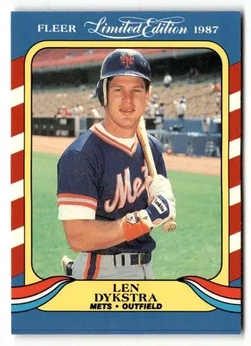 1987 Fleer Limited Edition #13 Len Dykstra EX/NM ID:48830 - Baseball Card Single