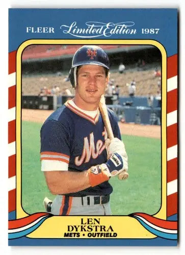 1987 Fleer Limited Edition #13 Len Dykstra NM ID:48786 - Baseball Card Single