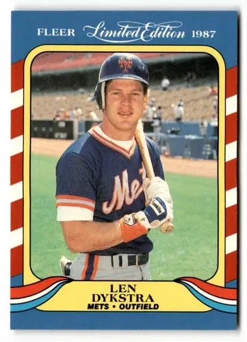 1987 Fleer Limited Edition #13 Len Dykstra NM ID:48852 - Baseball Card Single
