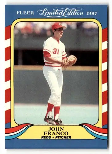 1987 Fleer Limited Edition #14 John Franco EX/NM ID:48829 - Baseball Card Single