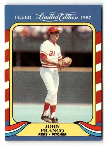 1987 Fleer Limited Edition #14 John Franco NM ID:48787