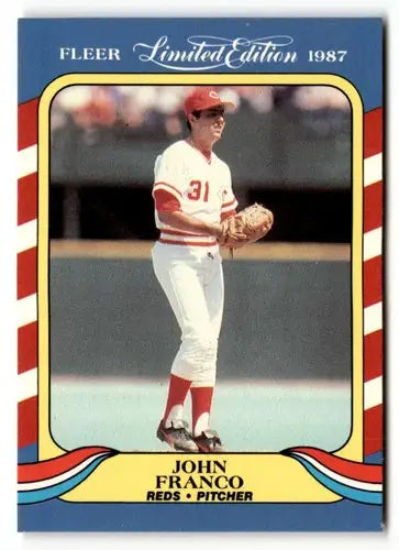 1987 Fleer Limited Edition #14 John Franco NM ID:48853