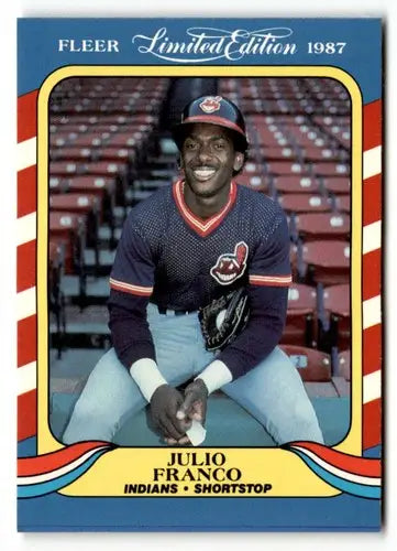 1987 Fleer Limited Edition #15 Julio Franco NM ID:48828 - Baseball Card Single