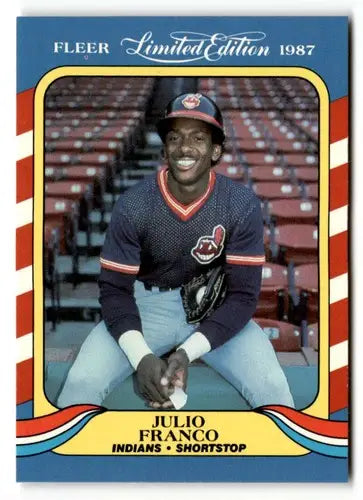 1987 Fleer Limited Edition #15 Julio Franco NM ID:48850 - Baseball Card Single