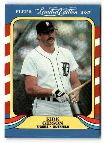 1987 Fleer Limited Edition #17 Kirk Gibson EX/NM ID:48826 - Baseball Card Single