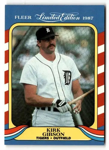 1987 Fleer Limited Edition #17 Kirk Gibson NM ID:48797 - Baseball Card Single