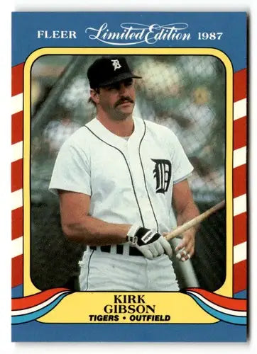 1987 Fleer Limited Edition #17 Kirk Gibson NM ID:48848 - Baseball Card Single