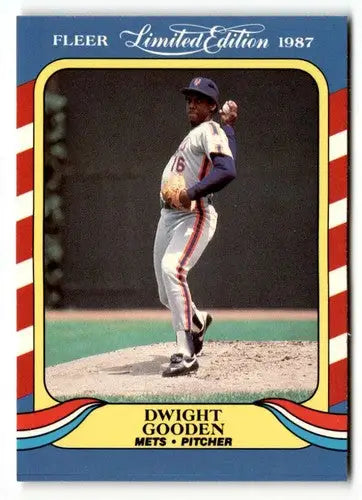 1987 Fleer Limited Edition #18 Dwight Gooden EX/NM ID:48825