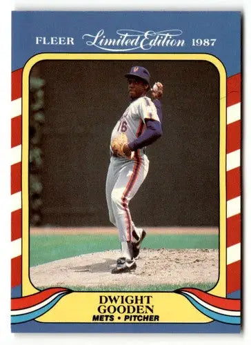 1987 Fleer Limited Edition #18 Dwight Gooden NM ID:48798 - Baseball Card Single