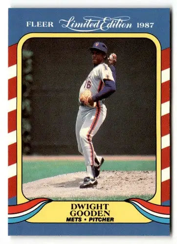 1987 Fleer Limited Edition #18 Dwight Gooden NM ID:48849 - Baseball Card Single