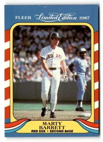 1987 Fleer Limited Edition #2 Marty Barrett NM ID:48773