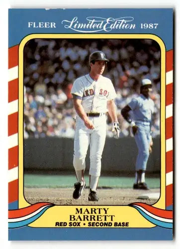 1987 Fleer Limited Edition #2 Marty Barrett NM ID:48865 - Baseball Card Single